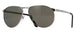 Cartier Sunglasses CT0323S 001 Brushed Silver Polarised Lens