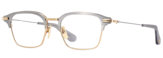 Dita Optical Frame Typographer DTX142 Antique Silver and White Gold