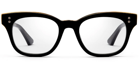 Dita Optical Frame Rhythm DRX 3039 Black with Black Swirl and 18K Gold