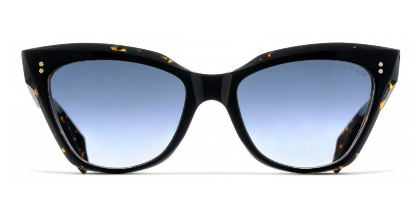 Cutler and Gross 9288 Black on Havana Sunglasses Frame with Grey Lenses