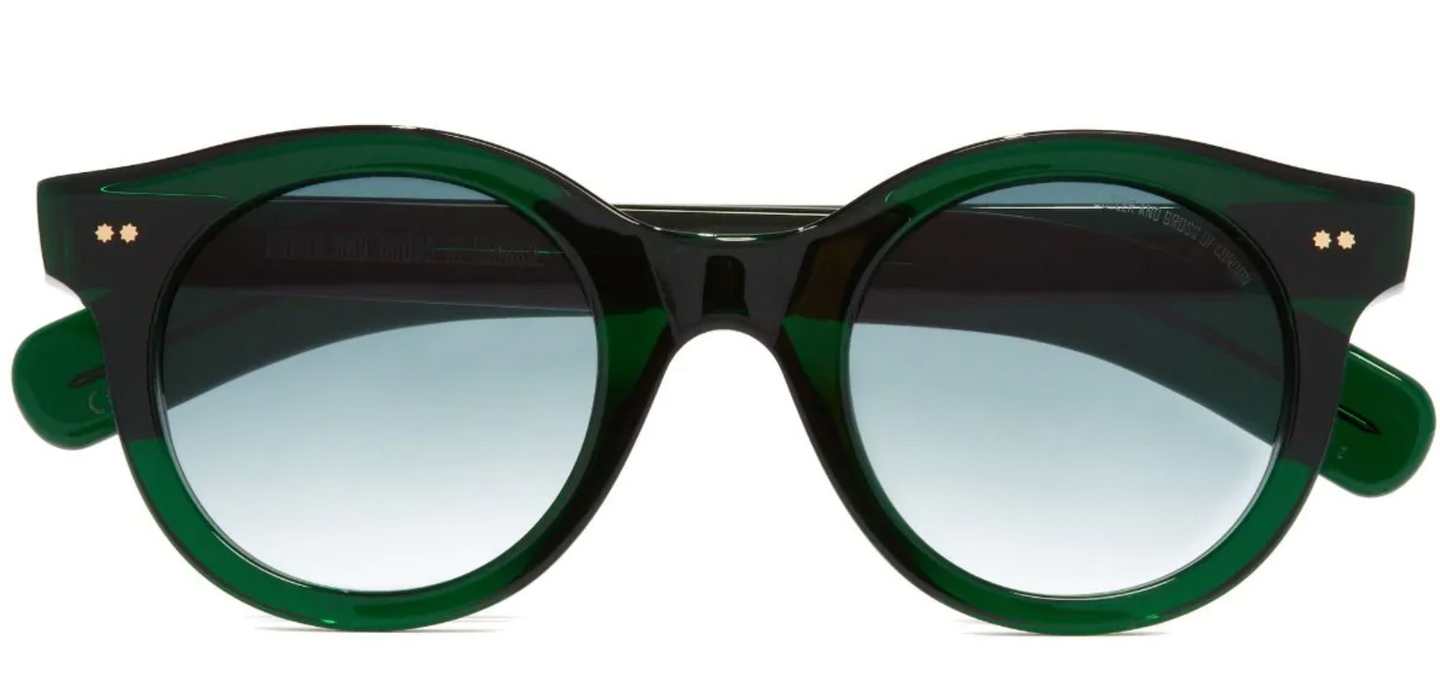 Cutler and Gross 1390 A6 Emerald Green Sunglasses