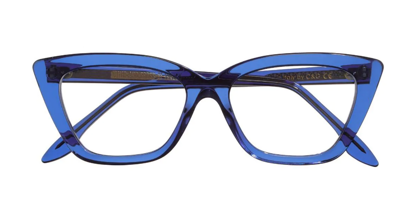 Cutler and Gross 1241 RS Blue Optical Frame